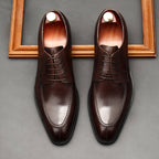 Italian Patina Split - Toe Derby: Luxury Party & Prom Formal Shoesyes