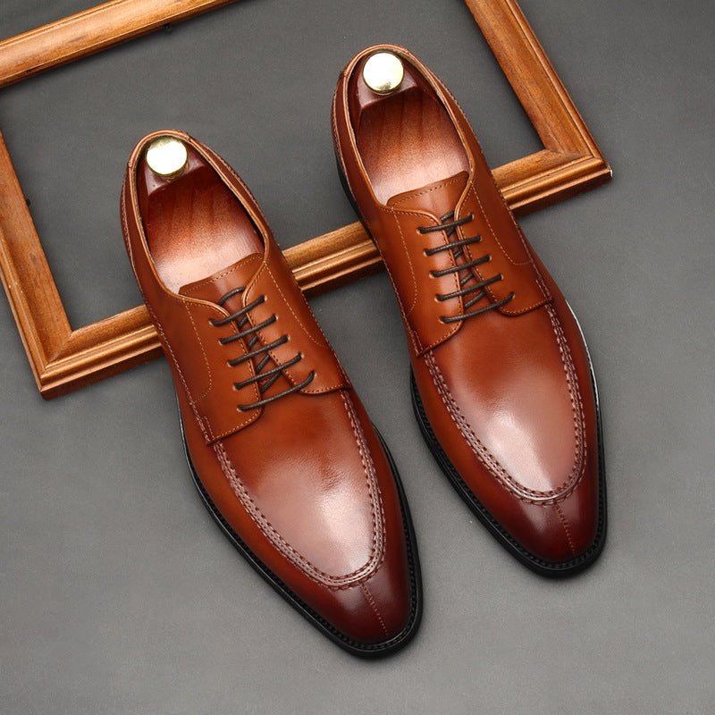 Italian Patina Split - Toe Derby: Luxury Party & Prom Formal Shoesyes