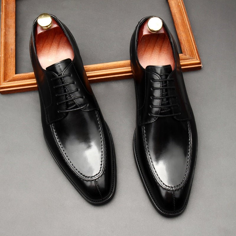 Italian Patina Split - Toe Derby: Luxury Party & Prom Formal Shoesyes