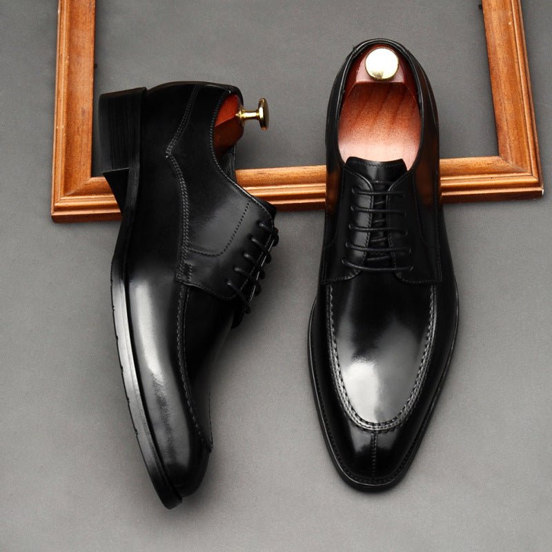Italian Patina Split - Toe Derby: Luxury Party & Prom Formal Shoesyes