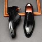 Italian Patina Split - Toe Derby: Luxury Party & Prom Formal Shoesyes