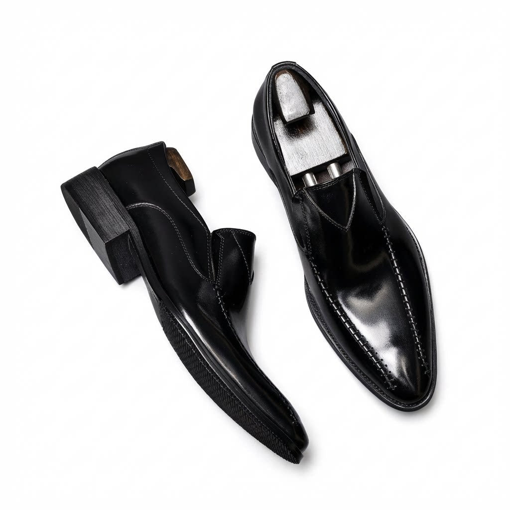 Italian Style Artisan Loafers: Stylish Men's Wedding Dress Shoesyes