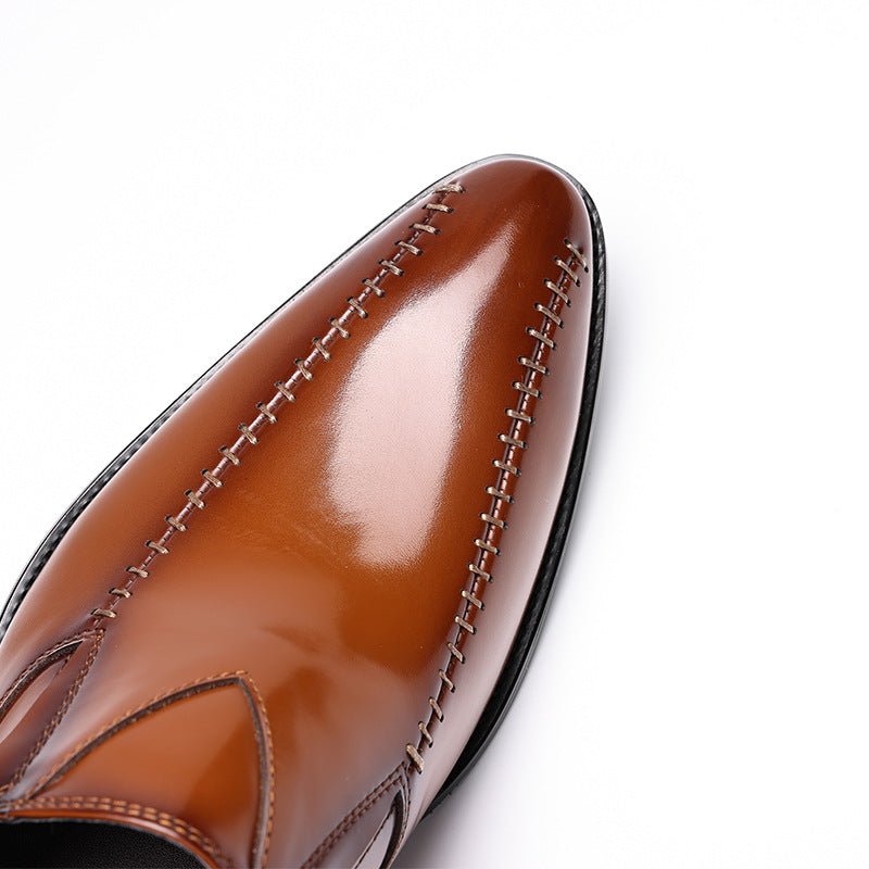Italian Style Artisan Loafers: Stylish Men's Wedding Dress Shoesyes