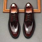 Italian Style Men's Derby Shoes: Classic Business Formal Shoesyes