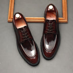 Italian Style Men's Derby Shoes: Classic Business Formal Shoesyes