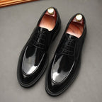 Italian Style Men's Derby Shoes: Classic Business Formal Shoesyes
