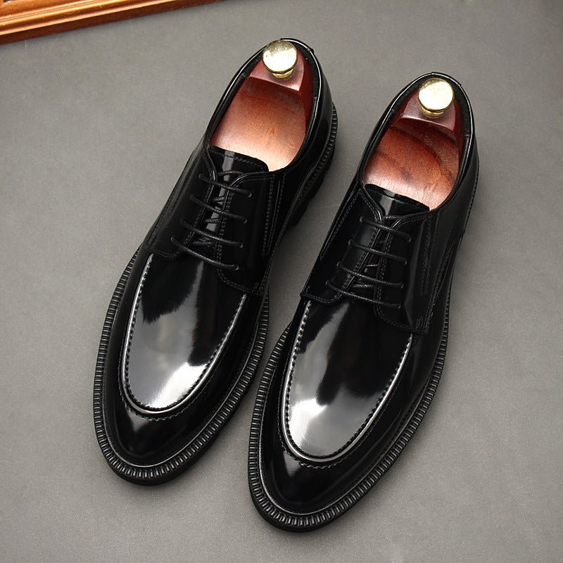 Italian Style Men's Derby Shoes: Classic Business Formal Shoesyes