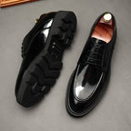 Italian Style Men's Derby Shoes: Classic Business Formal Shoesyes