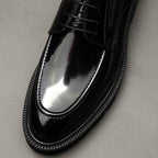Italian Style Men's Derby Shoes: Classic Business Formal Shoesyes