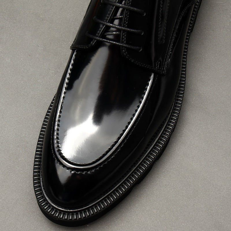 Italian Style Men's Derby Shoes: Classic Business Formal Shoesyes
