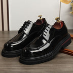 Italian Style Men's Derby Shoes: Elegant Business Formal Shoesyes