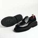 Italian Style Men's Derby Shoes: Elegant Business Formal Shoesyes