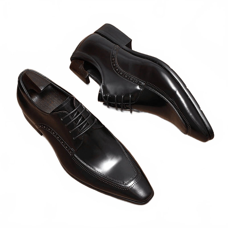 Italian Style Men's Derby Shoes: Premium Business Formal Shoesyes