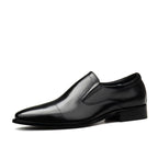 Italian Style Men's Dress Loafers: Stylish Pointed Toe Wedding Shoesyes