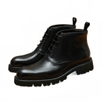 lace up dress boots men's fashion Ankle bootsyes