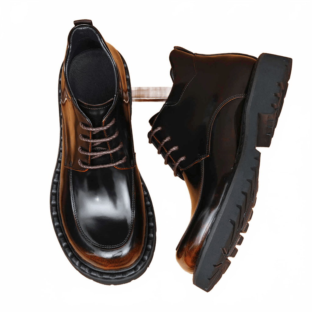 lace up mens shoes dress boots fashion Ankle bootsyes