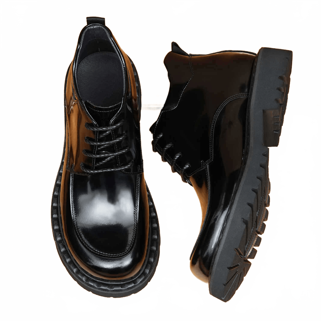 lace up mens shoes dress boots fashion Ankle bootsyes