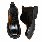 lace up mens shoes dress boots fashion Ankle bootsyes