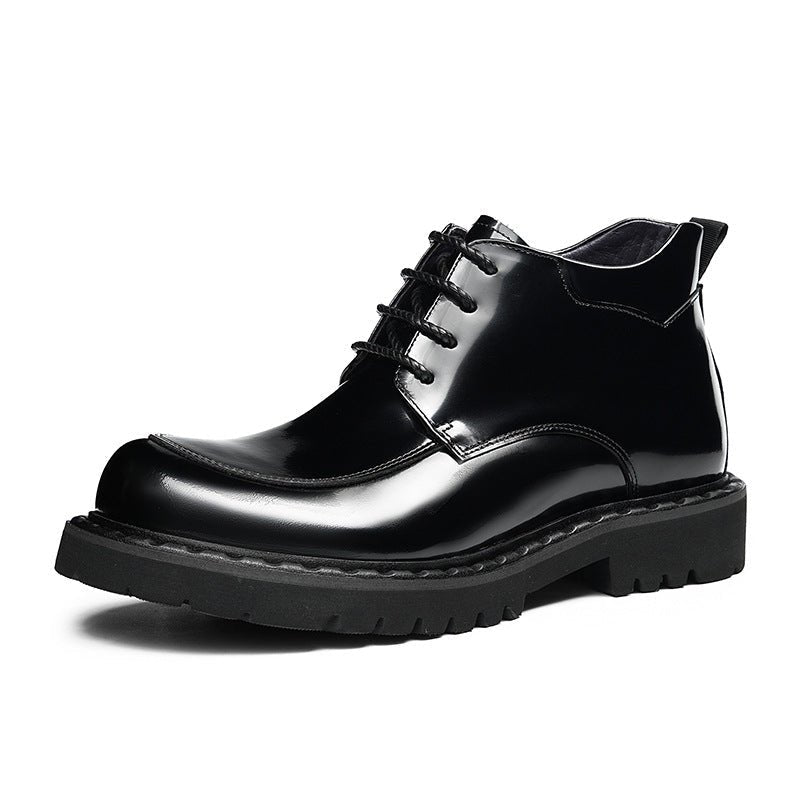 lace up mens shoes dress boots fashion Ankle bootsyes