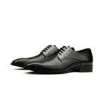 Luxury Lattice Pattern Derby: Elegant Social Gala Dress Shoesyes