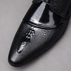 Men's 3D Crocodile Derby Shoes: Stylish Wedding Formal Dress Shoesyes
