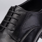 Men's 3D Geometric Derby Shoes: Stylish Party Formal Dress Shoesyes