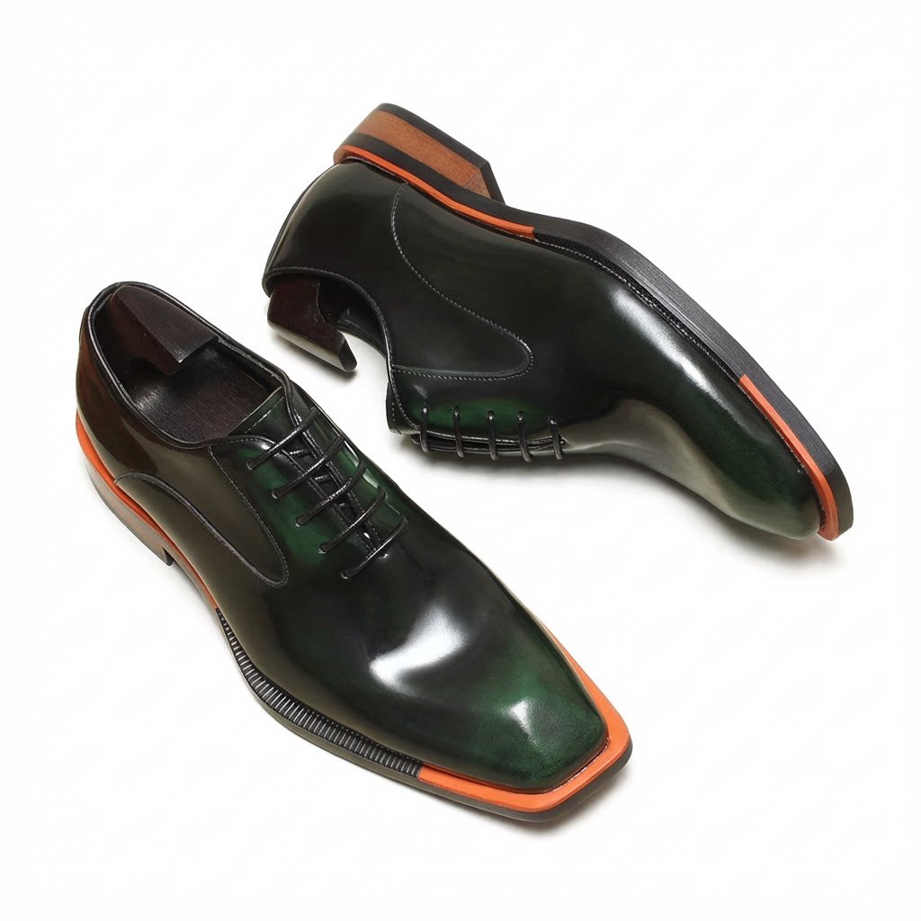 Men's Bold Square Oxfords: Fashion Reception - Ready Formal Dress Shoesyes