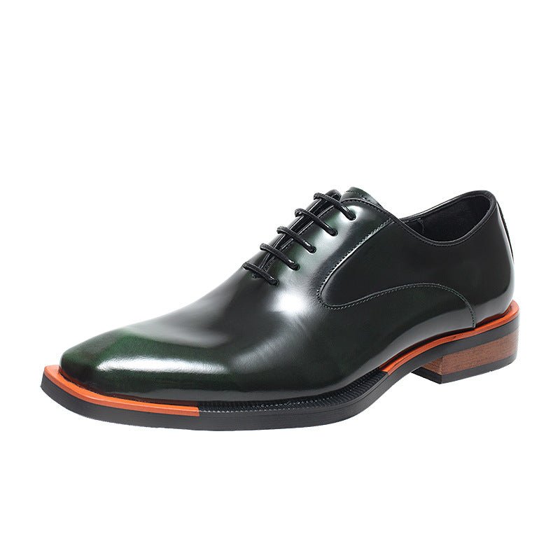 Men's Bold Square Oxfords: Fashion Reception - Ready Formal Dress Shoesyes