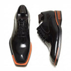 Men's Bold Square Oxfords: Fashion Reception - Ready Formal Dress Shoesyes