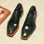Men's Bold Square Oxfords: Fashion Reception - Ready Formal Dress Shoesyes