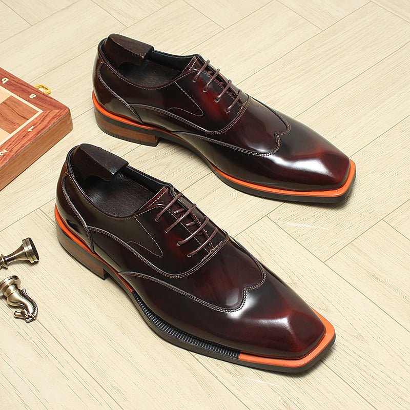 Men's Bold Wingtip Oxfords: Fashion Banquet - Ready Formal Dress Shoes