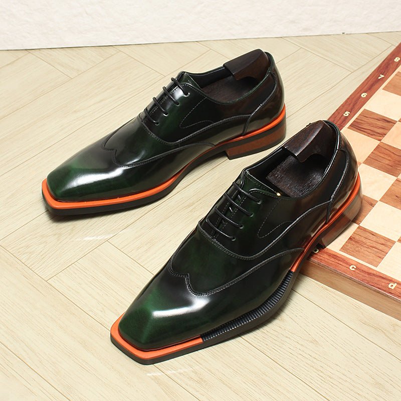 Men's Bold Wingtip Oxfords: Fashion Banquet - Ready Formal Dress Shoes