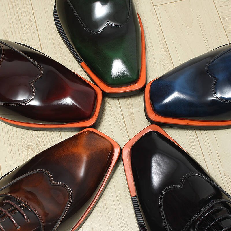 Men's Bold Wingtip Oxfords: Fashion Banquet - Ready Formal Dress Shoes