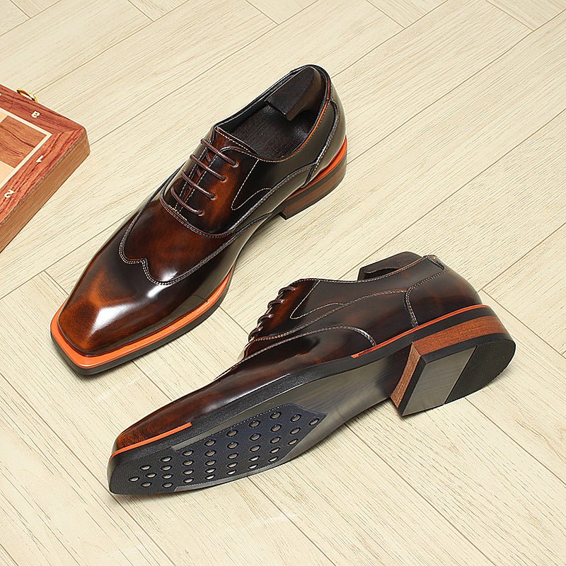 Men's Bold Wingtip Oxfords: Fashion Banquet - Ready Formal Dress Shoes