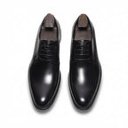 Men's Brushed Texture Derby Shoes: Stylish Wedding Formal Dress Shoesyes