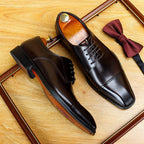 Men's Cap Toe Derby Dress Shoes: Fashion Red Sole Formal