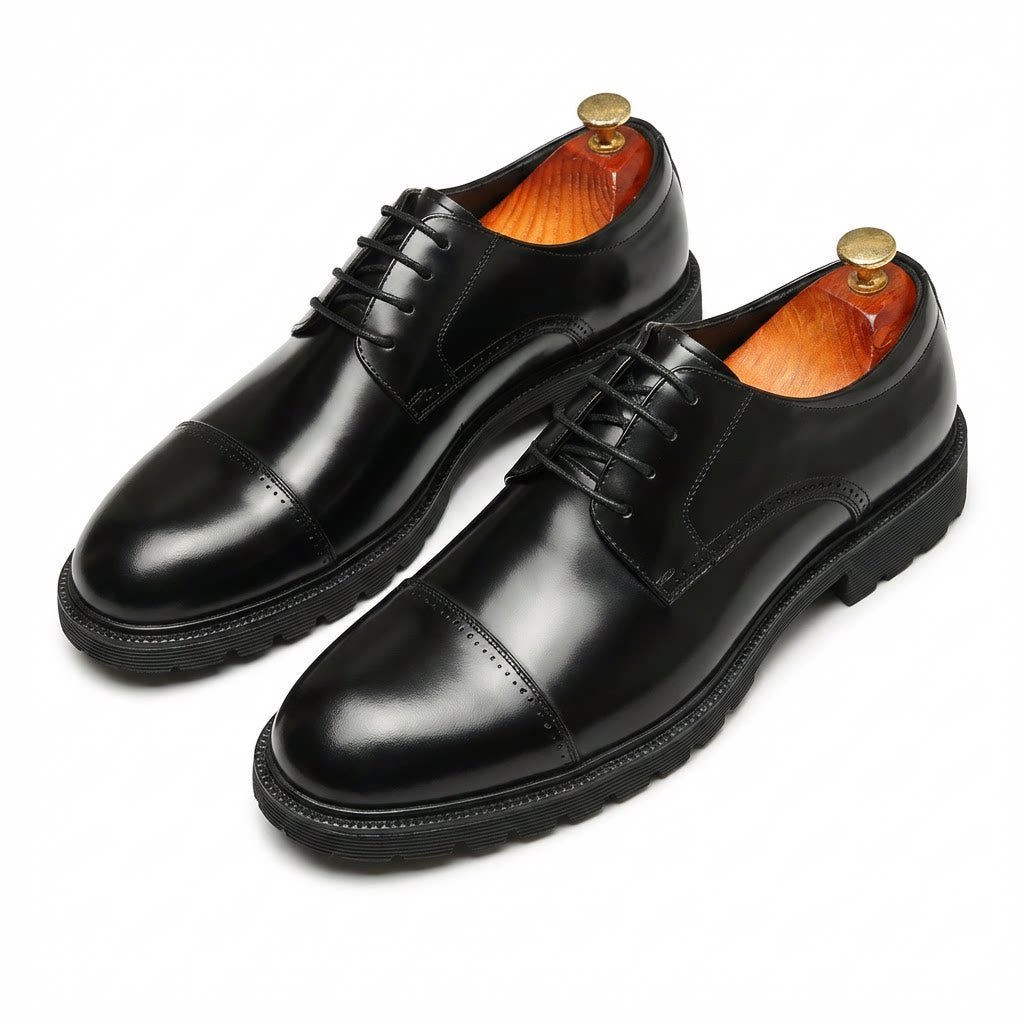 Men's Cap Toe Oxford Dress Shoes | Bespoke Commuter Footwearyes