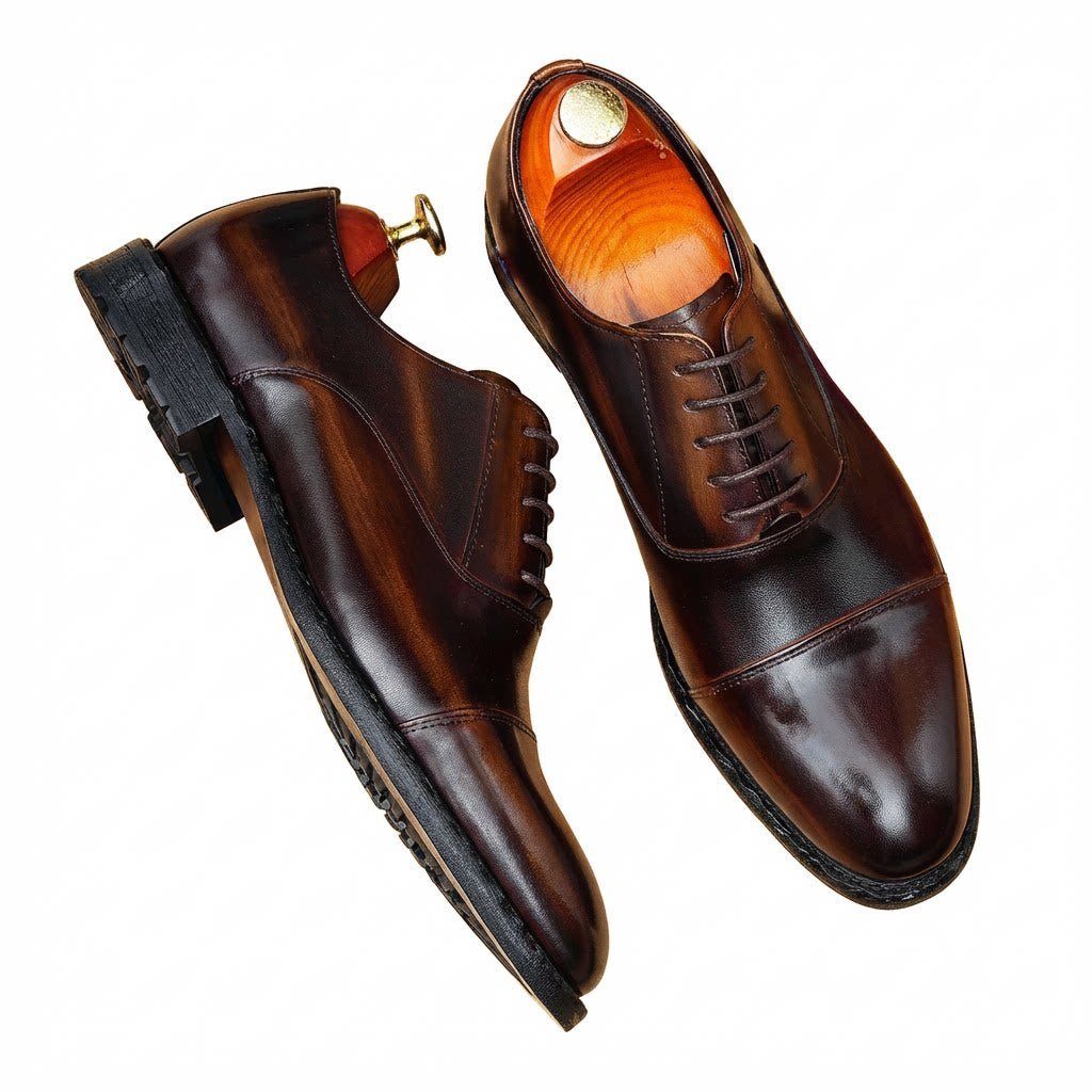 Men's Cap Toe Oxford Dress Shoes | Elite Business Formal Footwearyes