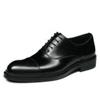 Men's Cap Toe Oxford Dress Shoes | Italian Business Formal Footwearyes