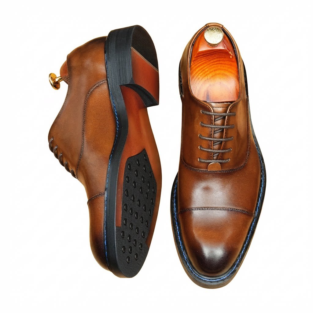 Men's Cap Toe Oxford Dress Shoes | Italian Business Formal Footwearyes