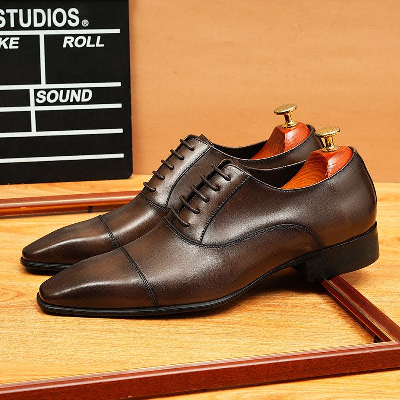 Men's Cap Toe Oxford | Executive Business Dress Shoesyes