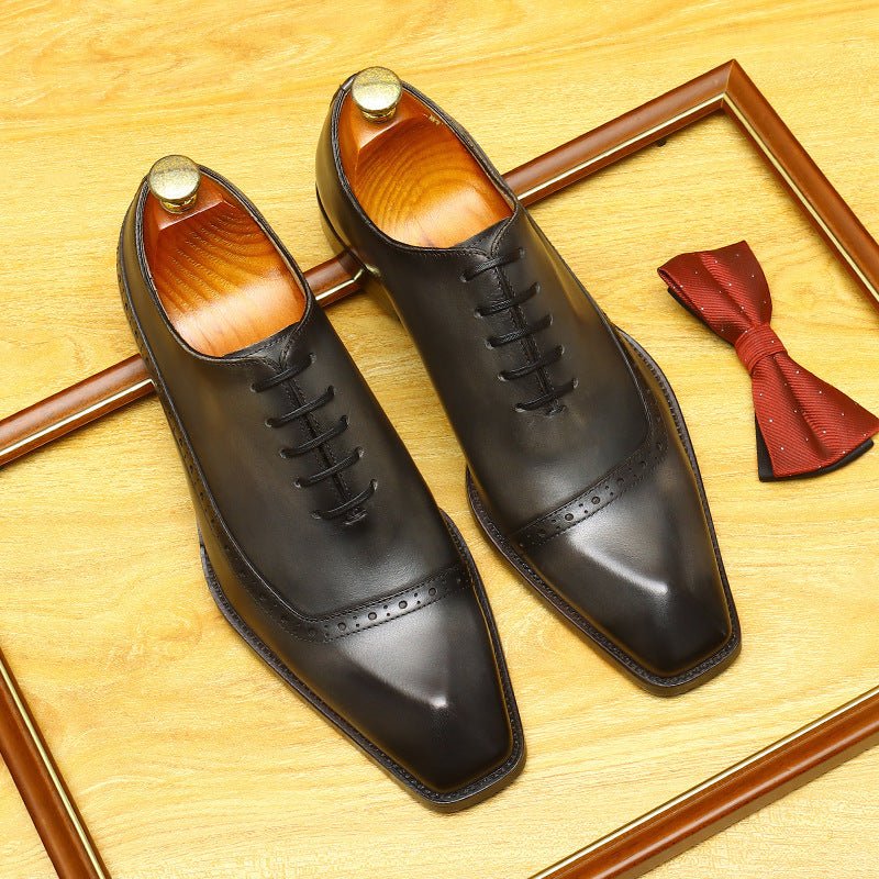 Men's Cap Toe Oxford | Italian Professional Dress Shoesyes
