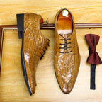 Men's Crocodile Pointed Oxford | Exotic Designer Dress Shoesyes