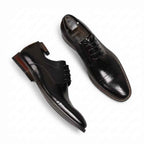 Men's Dark Brown Derby: Fashion Cap Toe Formal Dress Shoesyes