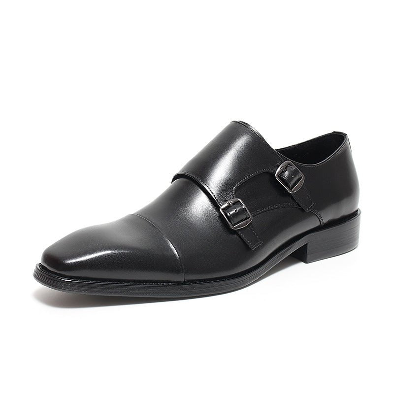 Men's Double Monk Strap Shoes: Fashion Gala Wedding Dress Shoesyes