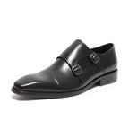 Men's Double Monk Strap Shoes: Fashion Gala Wedding Dress Shoesyes