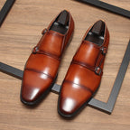 Men's Double Monk Strap Shoes: Fashion Gala Wedding Dress Shoesyes