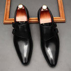 Men's Dual Buckle Monk Shoes: In - Vogue Engagement Dress Shoesyes