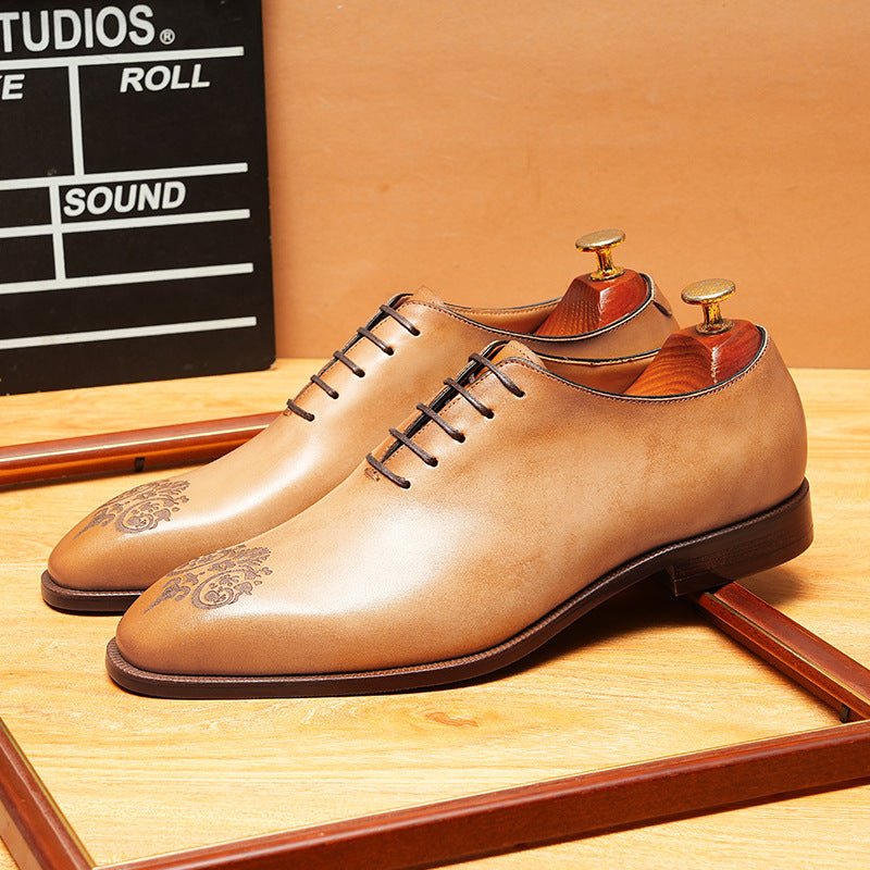 Men's Engraved Oxford | Elite Wholecut Dress Shoesyes