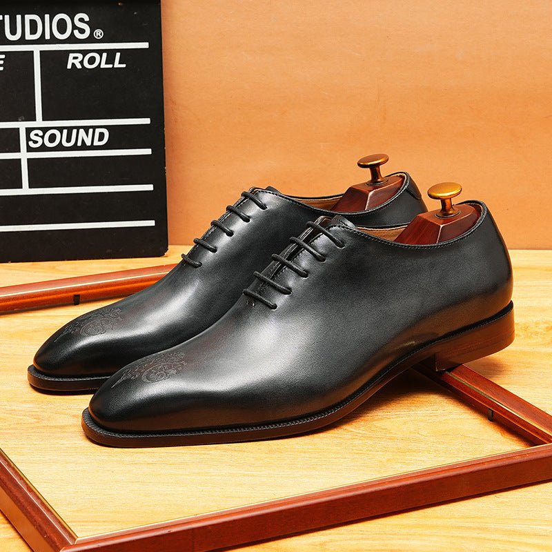 Men's Engraved Oxford | Elite Wholecut Dress Shoesyes